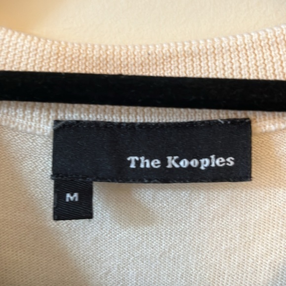 The Kooples Cream Lace-Up Merino Wool Sweater Size M. - Picture 4 of 12